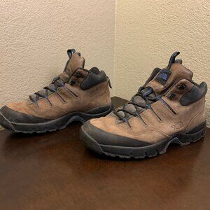The North Face Leather Hiking Shoes Tan/Black Vintage Men's Size 11